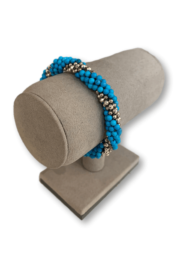 Meredith Frederick Audrey Bracelet in Turquoise and Silver