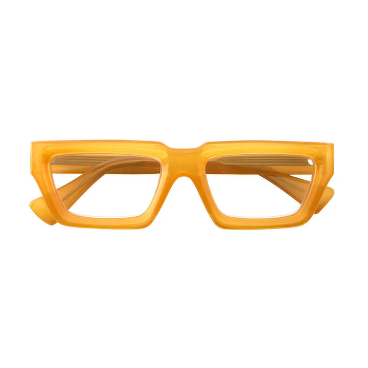 Ulla Blue Light Readers in Dijon Yellow