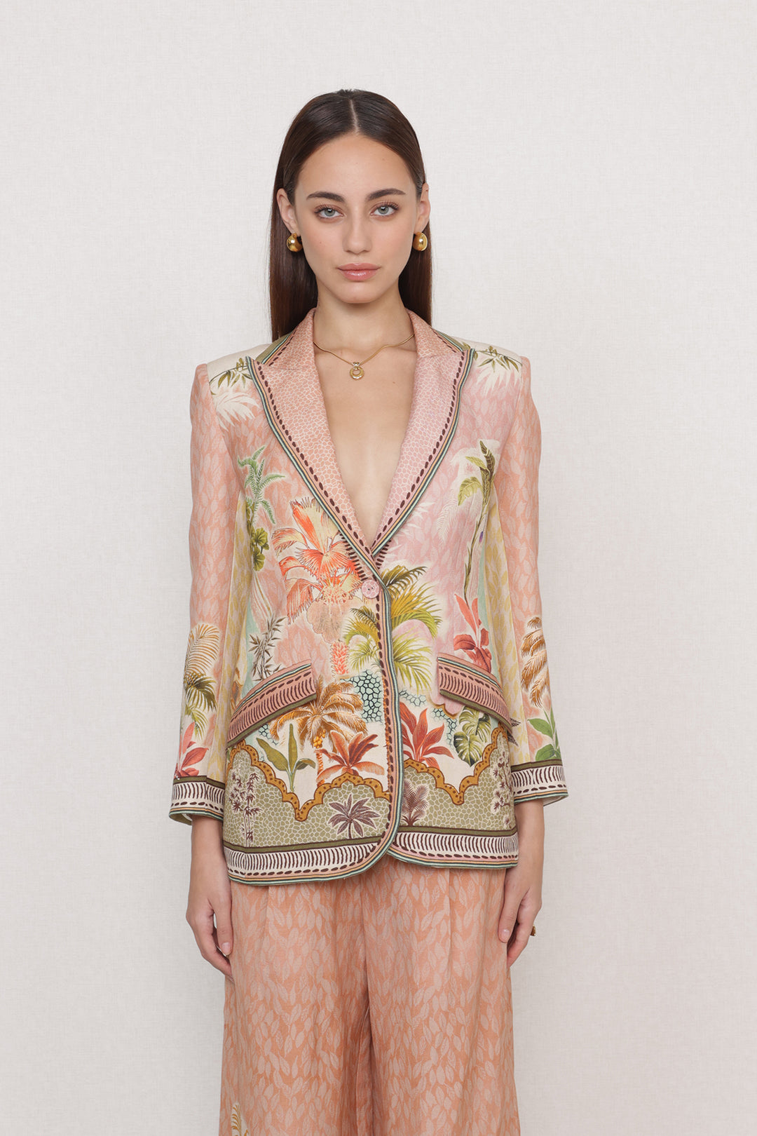 Ranna Gill Jack Knotch Collar Jacket - Mildred Hoit
