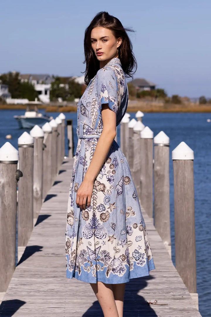 Shell Midi Dress - Mildred Hoit