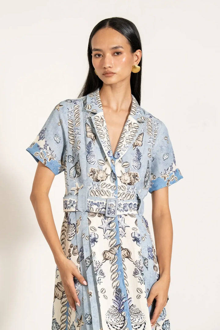 Shell Midi Dress - Mildred Hoit