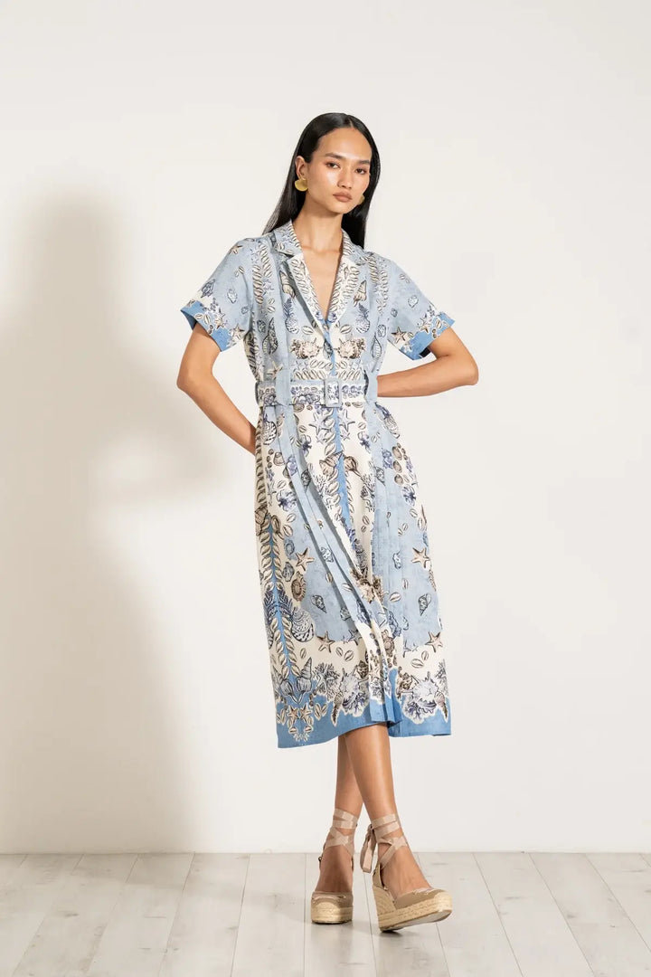 Shell Midi Dress - Mildred Hoit