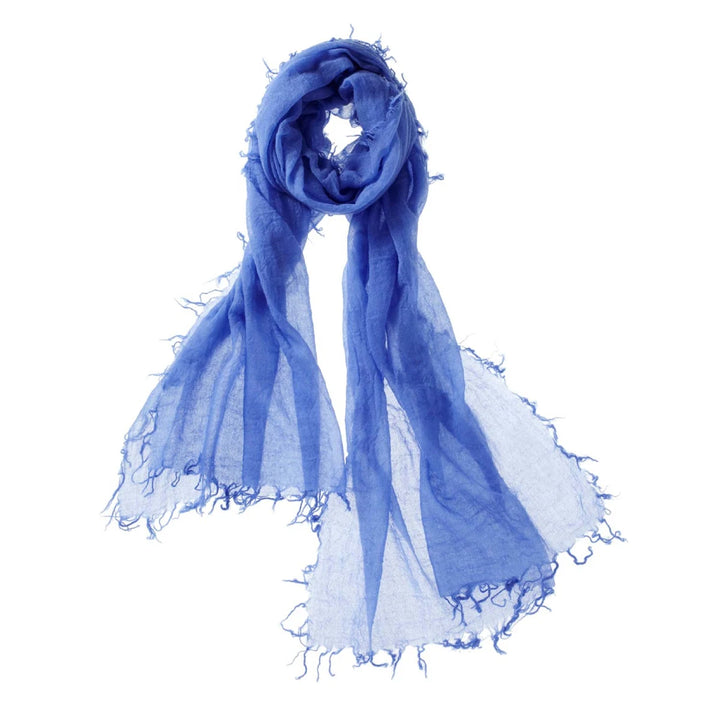 Alta Cashmere Shawl in Cornflower - Mildred Hoit