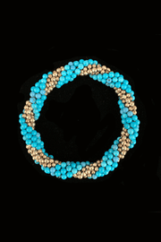 Meredith Frederick Audrey Bracelet in Turquoise and Silver available at Mildred Hoit in Palm Beach.