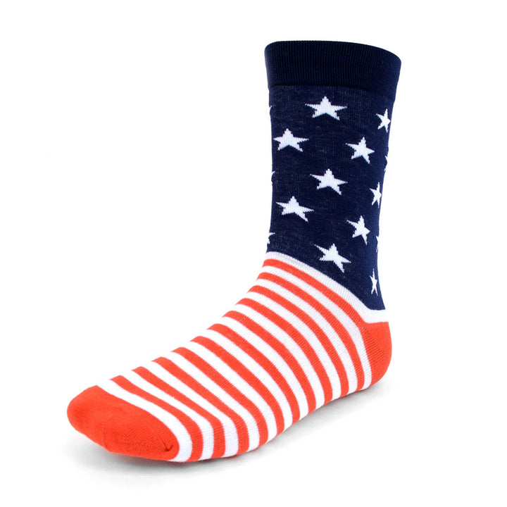 Men's American Flag Novelty Socks-3 Pack - Mildred Hoit