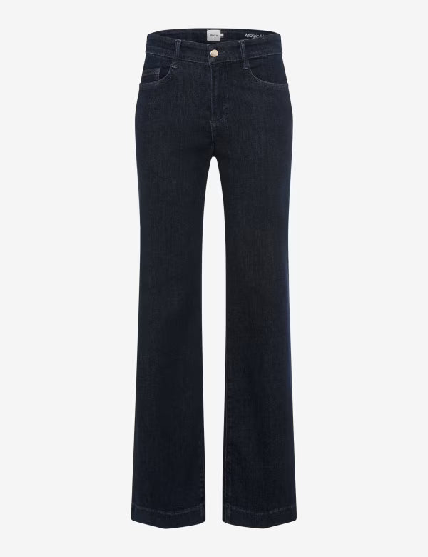 Brax Maine Pant in Clean Dark Blue - Mildred Hoit