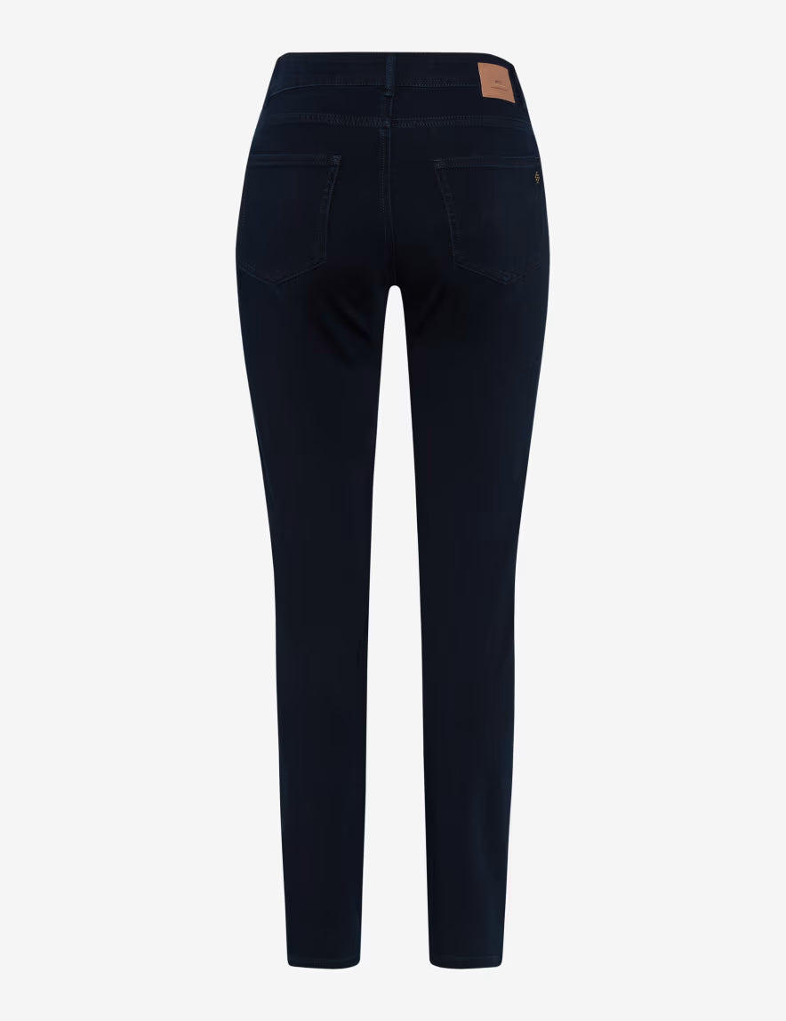 Brax Shakira Pant in Clean Blue Black - Mildred Hoit