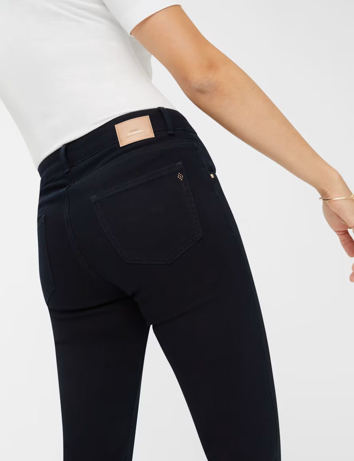 Brax Shakira Pant in Clean Blue Black - Mildred Hoit