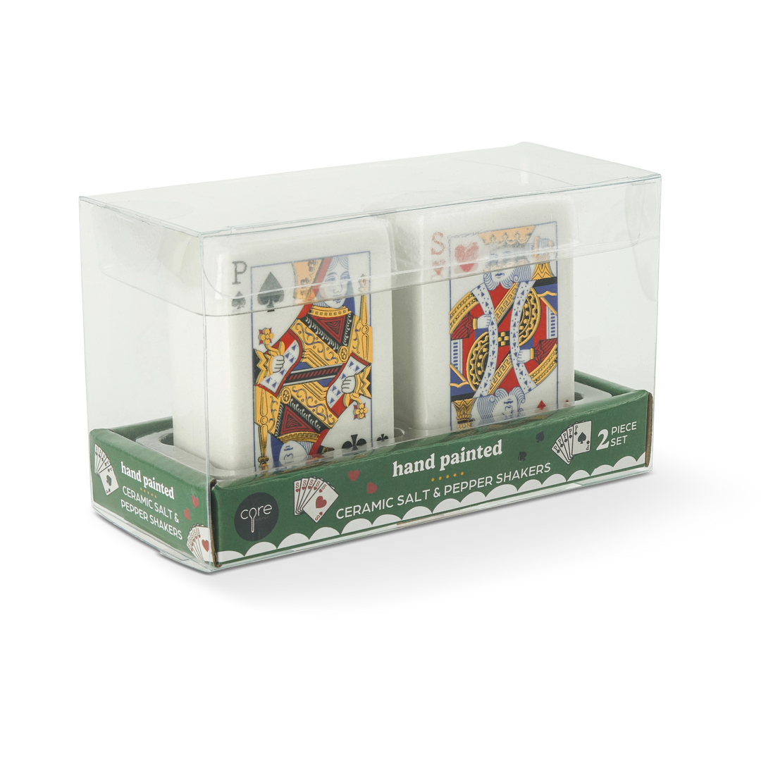 Playing Cards Salt & Pepper Shaker Set