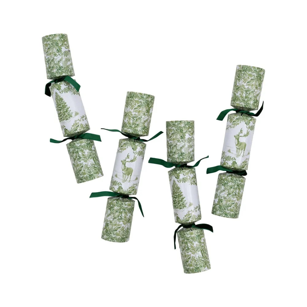Christmas Toile Christmas Crackers