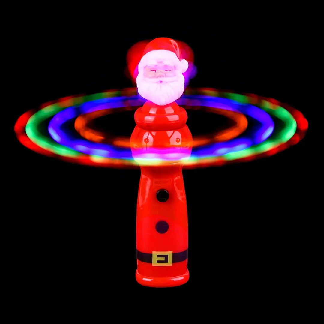 Light Up Santa Spinning Kids Toy