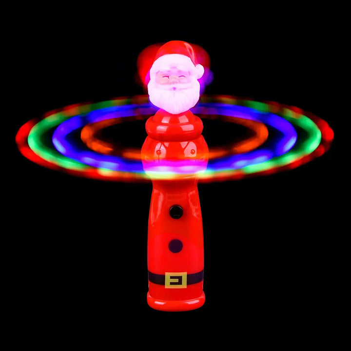 Light Up Santa Spinning Kids Toy