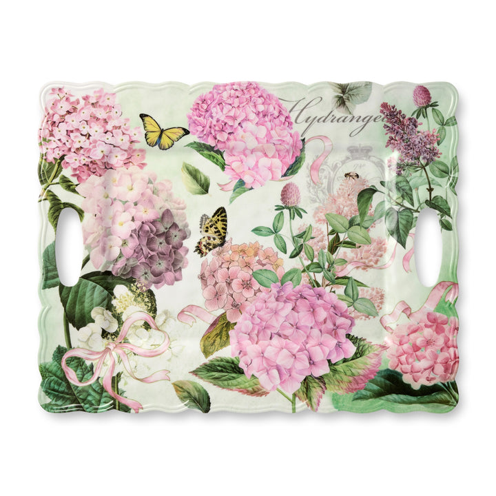 Garden Path Melamine Rectangular Platter with Handles - Mildred Hoit