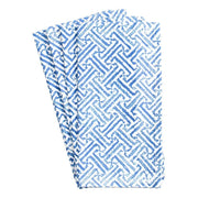 Caspari Blue and White Fretwork Napkins available at Mildred Hoit in Palm Beach.