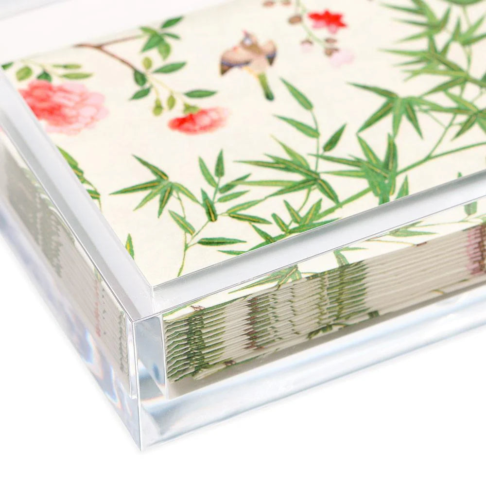 Caspari Acrylic Guest Towel Napkin Holder