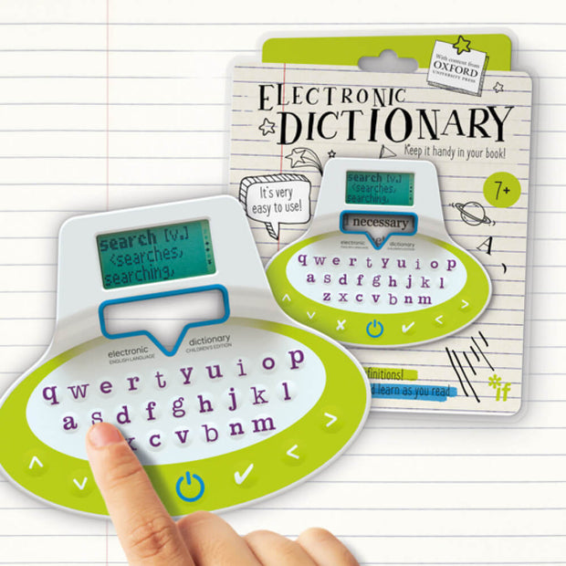 Electronic Dictionary Bookmark available at Mildred Hoit.