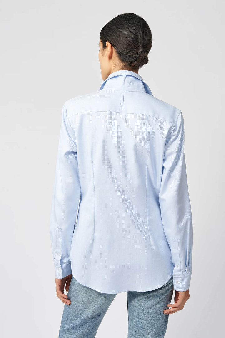 Kal Rieman Ginna Blouse in French Blue - Mildred Hoit