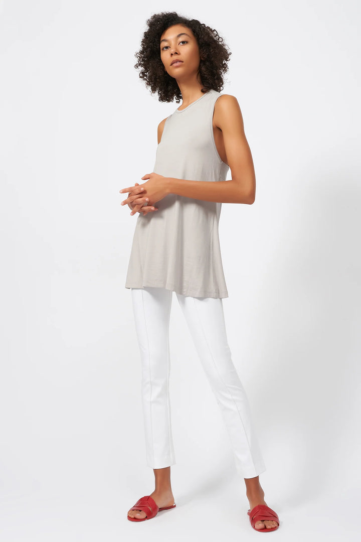 Kal Rieman Ponte Pant in White - Mildred Hoit