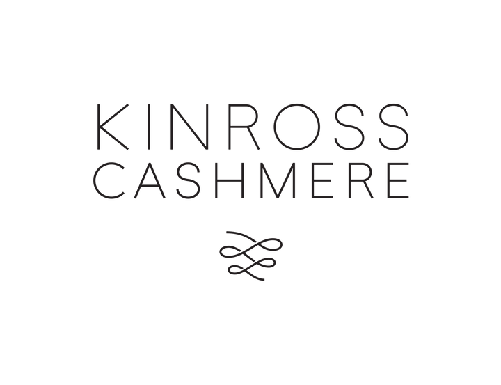 Kinross Cashmere Logo Brand available at Mildred Hoit