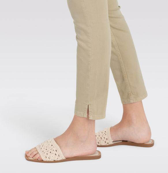 Dream Slim Pants in Khaki - Mildred Hoit