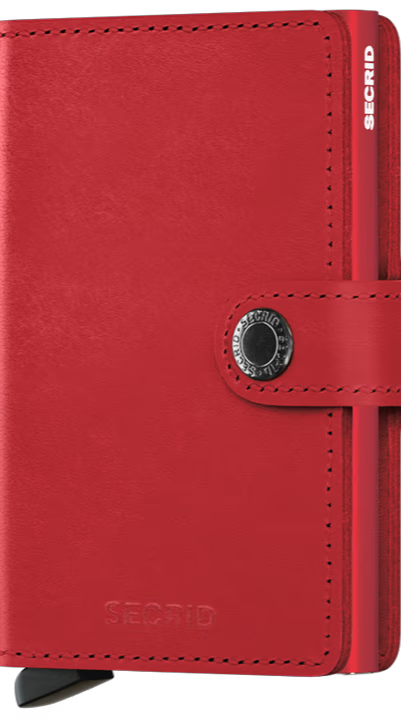 Secrid Miniwallet in Original Red-Red