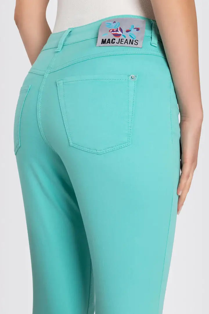 Dream Slim Pants in Aqua - Mildred Hoit