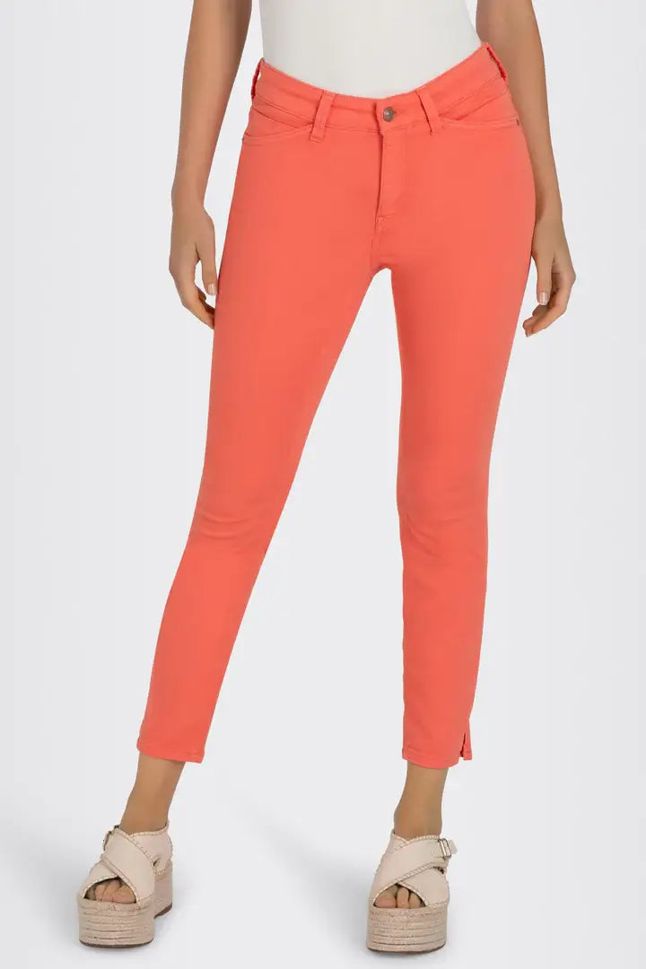 Dream Slim Pants in Coral - Mildred Hoit