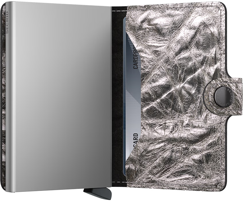 Secrid Miniwallet in Crunch Silver