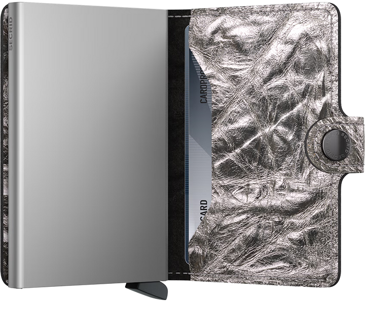Secrid Miniwallet in Crunch Silver