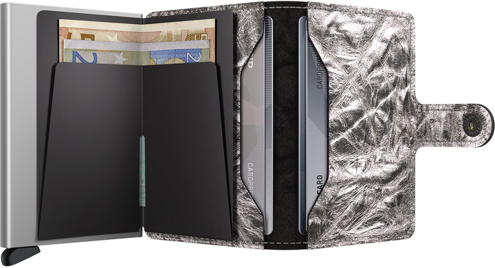 Secrid Miniwallet in Crunch Silver