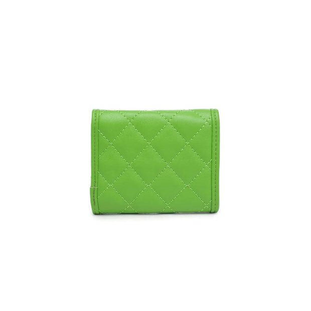 Quilted Shantel Wallet in Clover