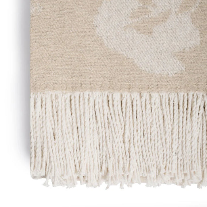 Michael Aram Butterfly Ginkgo Throw Stone and White - Mildred Hoit