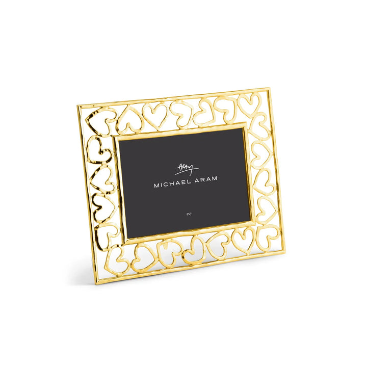 Michael Aram 5X7 Heart Frame in Gold - Mildred Hoit