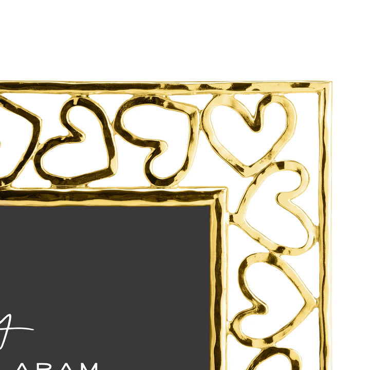 Michael Aram 5X7 Heart Frame in Gold - Mildred Hoit