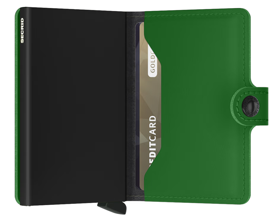 Secrid Miniwallet in Matte Bright Green