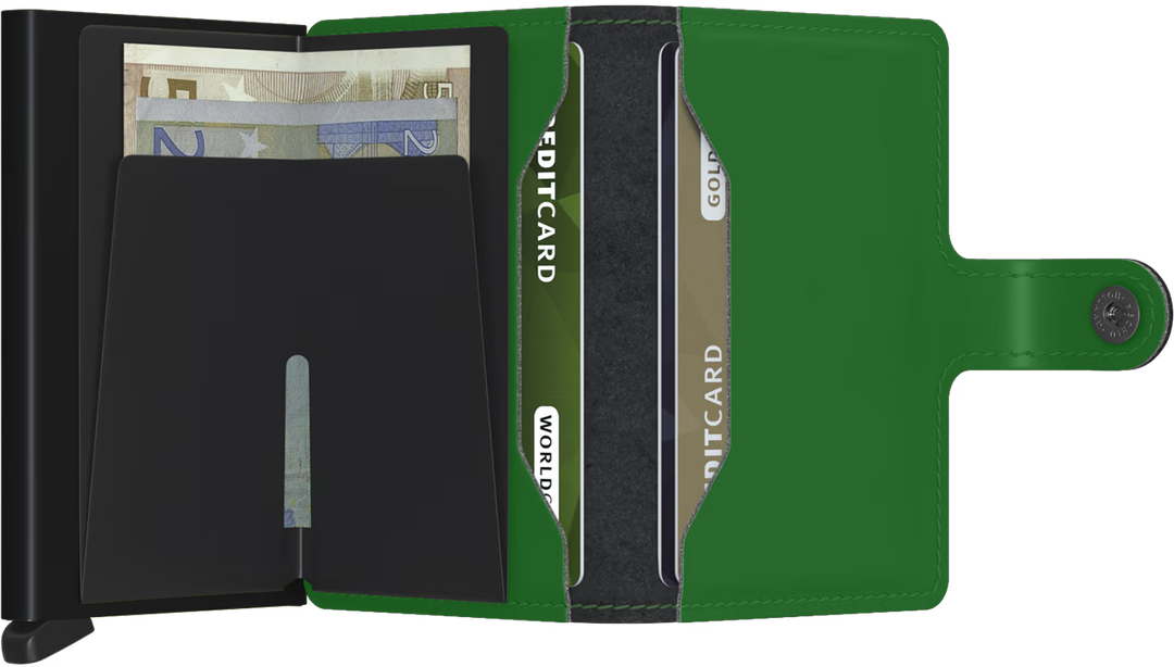 Secrid Miniwallet in Matte Bright Green
