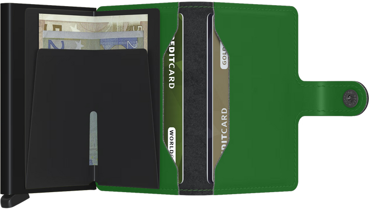 Secrid Miniwallet in Matte Bright Green