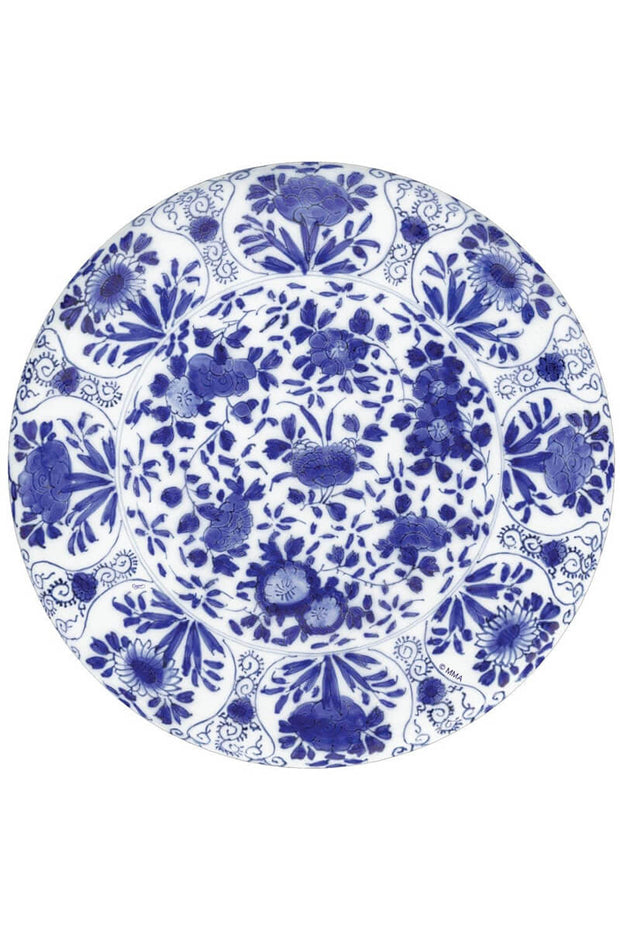 Caspari Delft Die-Cut Placemats available at Mildred Hoit in Palm Beach.