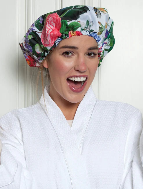 English Country Garden Shower Cap