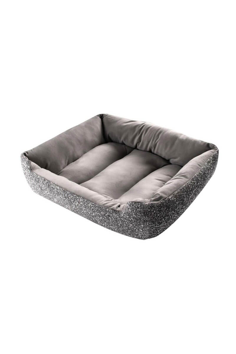 Silver Sparkle Small Pet Bed - Mildred Hoit