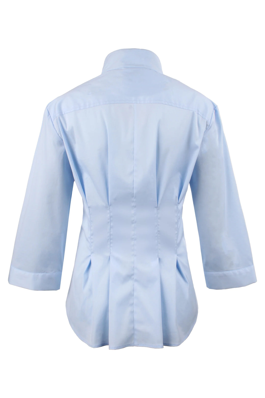 Finley Rocky Tie Front Blouse in Light Blue - Mildred Hoit