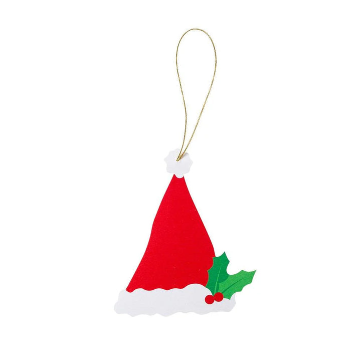 Caspari Santa Hat Die-Cut Gift Tags - Mildred Hoit