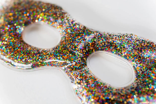 Rainbow Glitter Eye Mask
