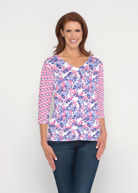 Whimsy Rose Lillypad Pink Tee available at Mildred Hoit.
