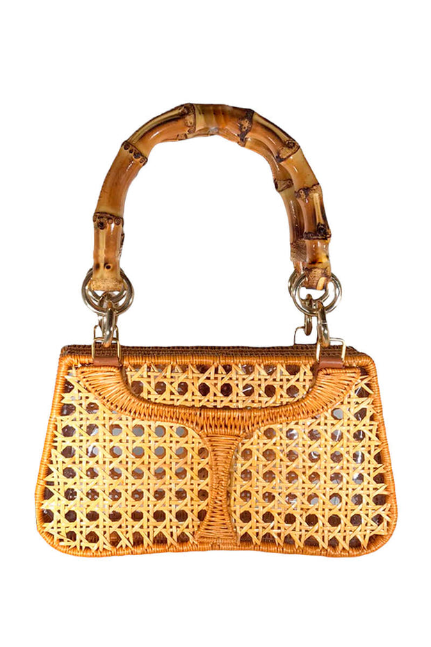 Dominique Light Honey Handbag available at Mildred Hoit in Palm Beach.