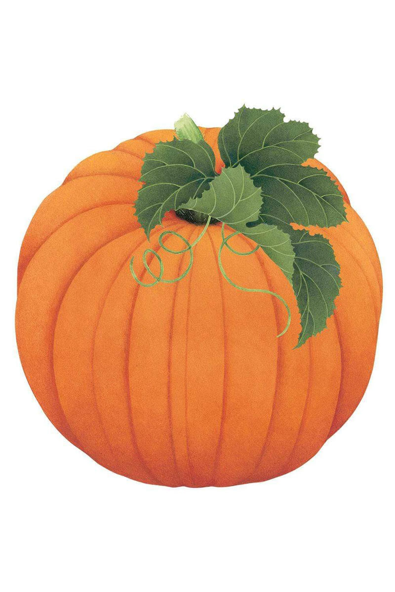 Caspari Pumpkin Placemats - Mildred Hoit