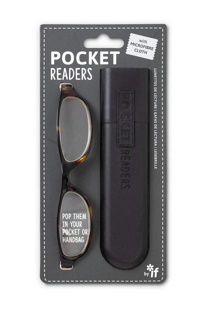 Tortoise Shell Pocket Reading Glasses - Mildred Hoit