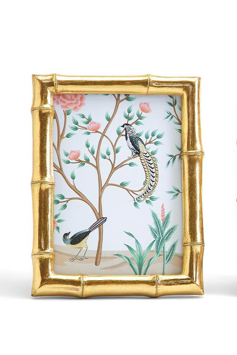 Gold Faux Bamboo Frame - 5x7 - Mildred Hoit