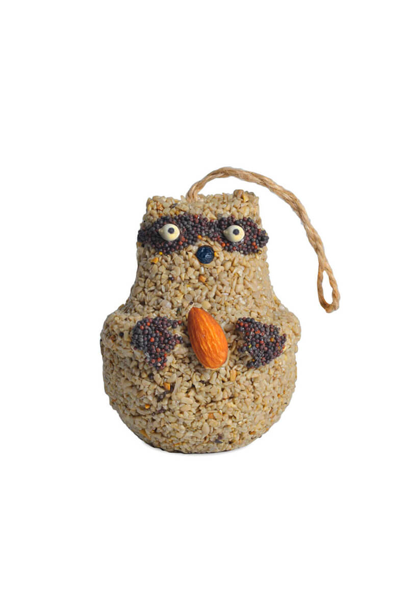 Raccoon Bird Seed Ornament - Mildred Hoit