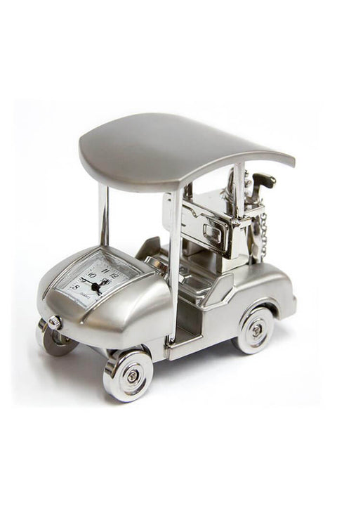 Golf Cart Clock available at Mildred Hoit in Palm Beach.